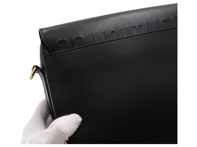 Dior Borsa a spalla e crossbody Bobby Large in vitello morbido nero - vista 7