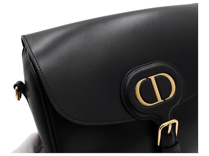 Dior Borsa a spalla e crossbody Bobby Large in vitello morbido nero - vista 8