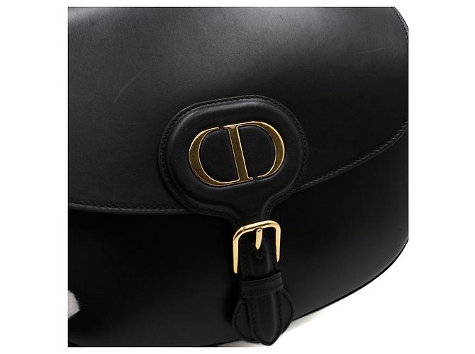 Dior Borsa a spalla e crossbody Bobby Large in vitello morbido nero - vista 9