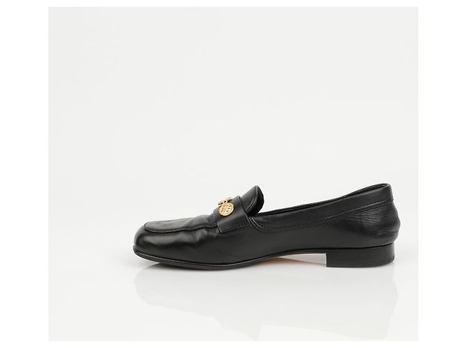 Chanel Mocassini Penny Coin da Donna Nero - vista 10