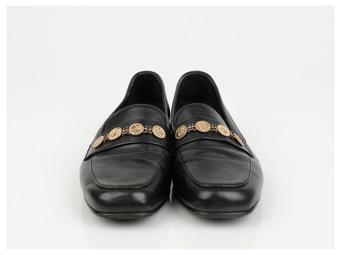 Chanel Mocassini Penny Coin da Donna Nero - vista 4
