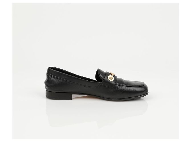 Chanel Mocassini Penny Coin da Donna Nero - vista 9