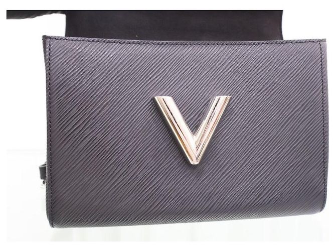 Louis Vuitton Borsa a tracolla Twist MM Chain Black - vista 13