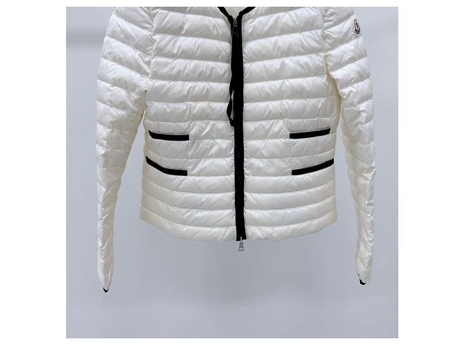 Moncler Leichte Daunenjacke Weiß - Ansicht 3