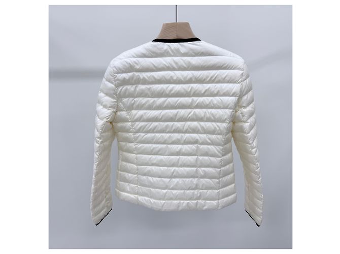 Moncler Leichte Daunenjacke Weiß - Ansicht 4