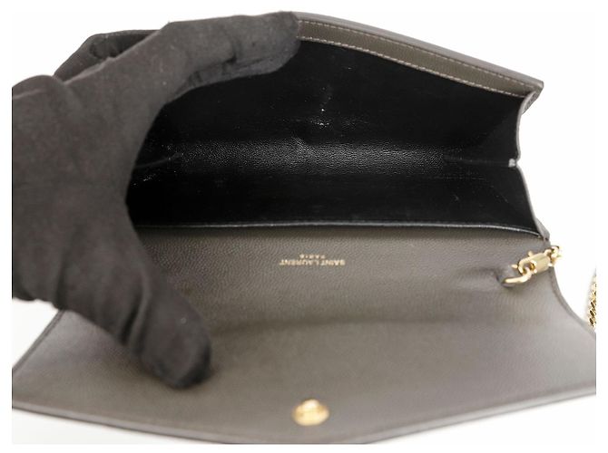 Autre Marque Borsa a Tracolla Uptown Chain Grigio Scuro - vista 12