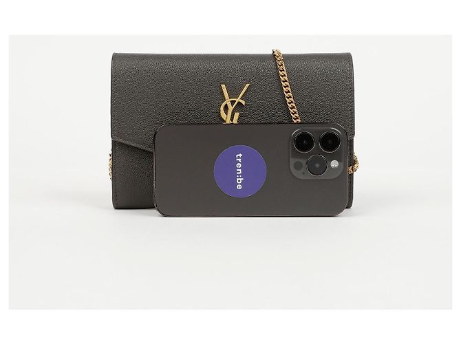 Autre Marque Borsa a Tracolla Uptown Chain Grigio Scuro - vista 13