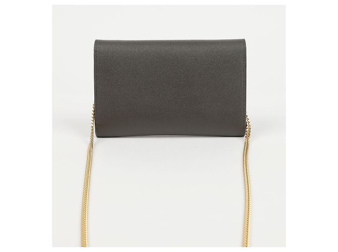 Autre Marque Borsa a Tracolla Uptown Chain Grigio Scuro - vista 5