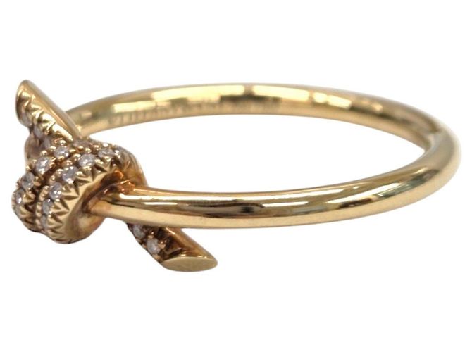 Tiffany & Co Anello Note Diamond Ring Yellow Gold Size - vista 5