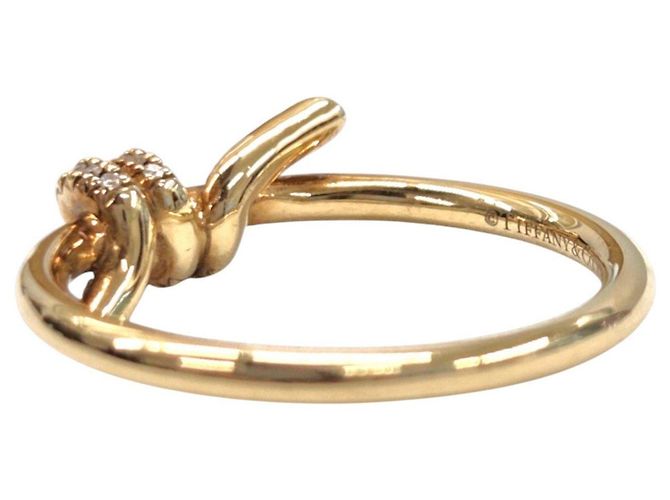 Tiffany & Co Anello Note Diamond Ring Yellow Gold Size - vista 6