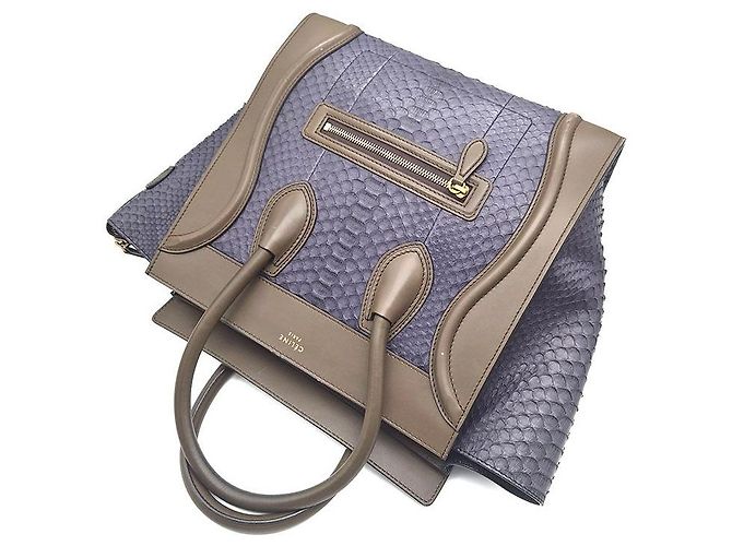 Luggage Céline Python Mini Reisebag - Ansicht 4