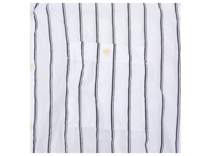 Camicia Balenciaga Bianca in Misto Cotone - vista 4