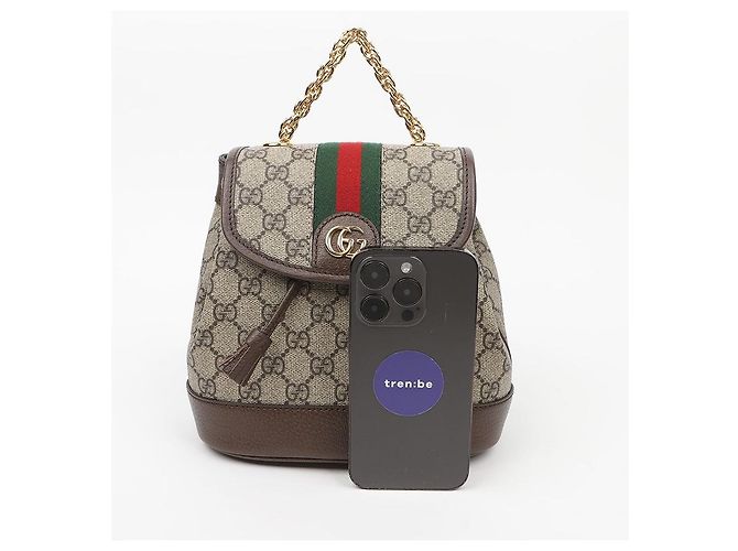 Gucci Mini zaino Ophidia da donna Beige - vista 10