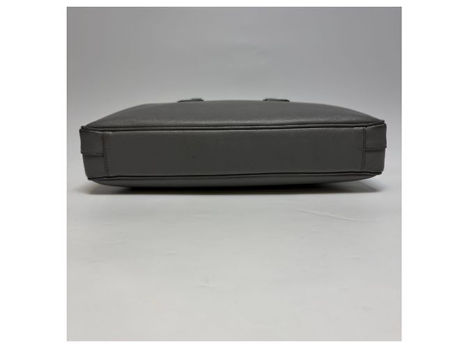 Prada Mallette en cuir Saffiano Grey - vue 9