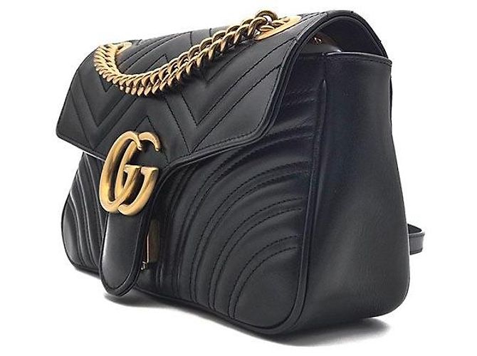 Gucci Borsa a spalla GG Marmont Matelassé con catena Small - vista 2