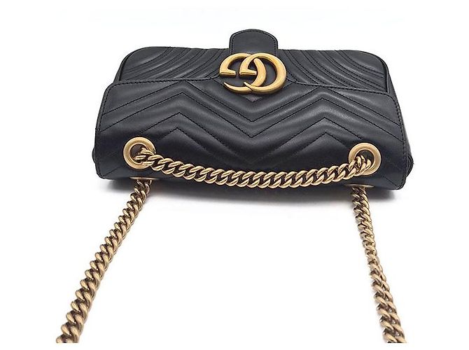 Gucci Borsa a spalla GG Marmont Matelassé con catena Small - vista 6