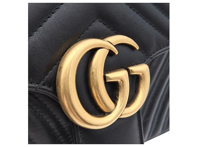 Gucci Borsa a spalla GG Marmont Matelassé con catena Small - vista 8