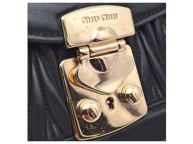 Miu Miu Borsa a tracolla Matelassé Confidential Chain - vista 8