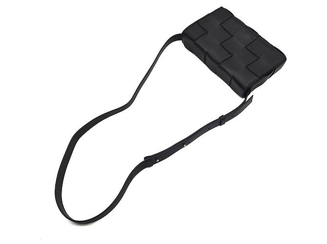 Borsa Bottega Veneta Cassette in pelle nera - vista 4