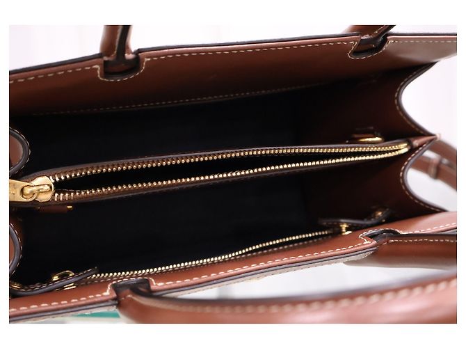 Burberry Borsa Tote a Quadri Vintage - vista 13
