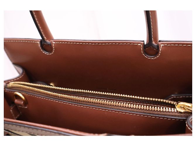 Burberry Borsa Tote a Quadri Vintage - vista 15