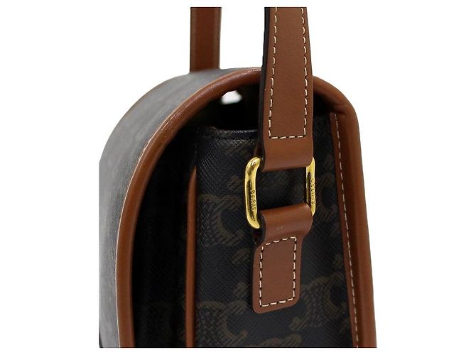 Céline Borsa a spalla e borsa a tracolla Medium in tela Triomphe - vista 11