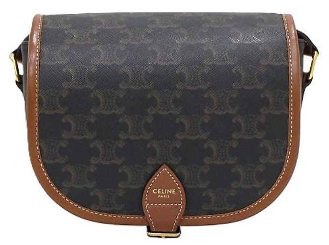 Céline Borsa a spalla e borsa a tracolla Medium in tela Triomphe - vista 2