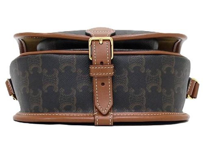 Céline Borsa a spalla e borsa a tracolla Medium in tela Triomphe - vista 8