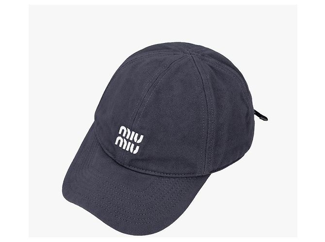 Miu Miu Cappello in denim da donna - vista 8