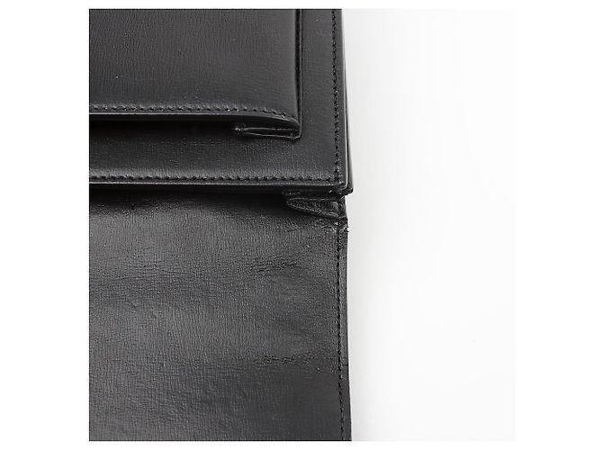 Autre Marque Borsa a tracolla Sunset Medium in pelle liscia con catena Black Silver - vista 13