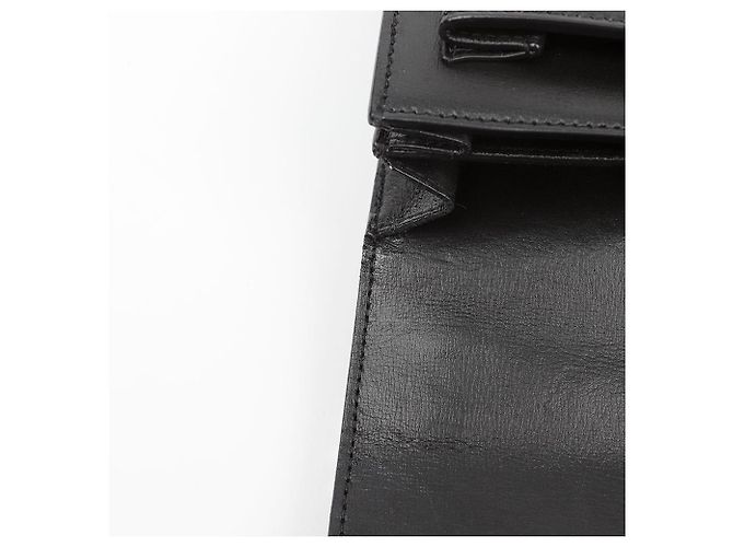 Autre Marque Borsa a tracolla Sunset Medium in pelle liscia con catena Black Silver - vista 14