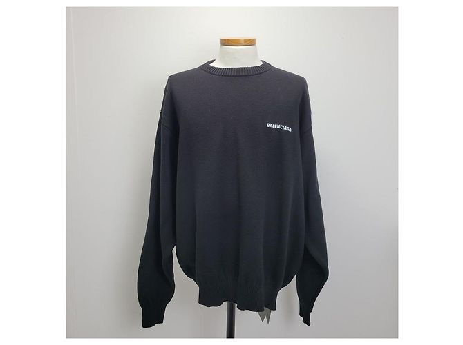 Balenciaga Political Campaign Pullover Black - Ansicht 5