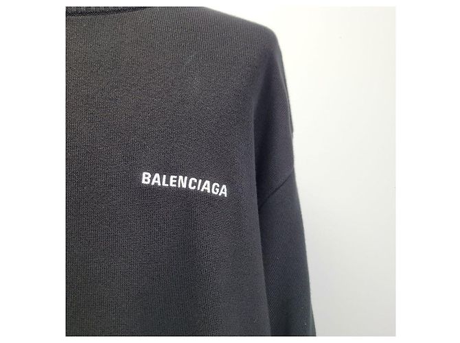 Balenciaga Political Campaign Pullover Black - Ansicht 9