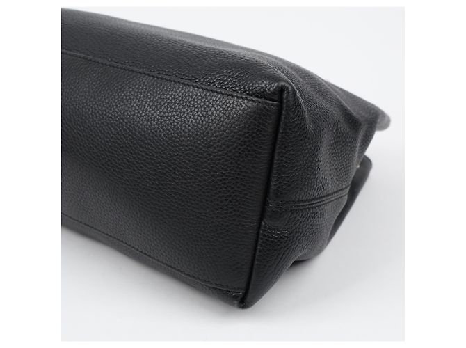 Gucci Borsa a tracolla GG Soho con nappe e catena Nero - vista 11