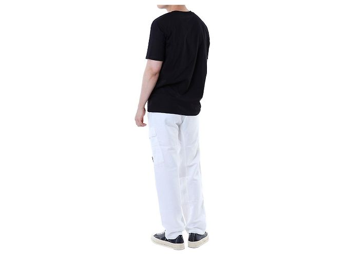 Balmain Rundes T-Shirt mit Signature-Logo-Print (Black) - Ansicht 14
