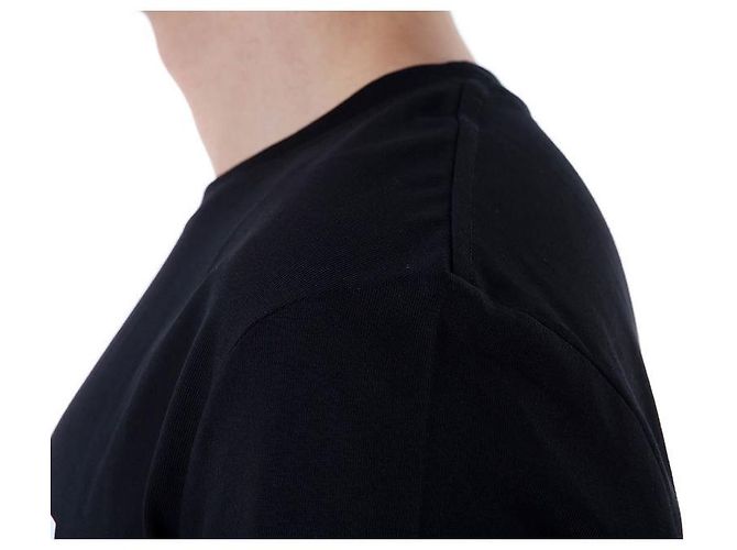 Balmain Rundes T-Shirt mit Signature-Logo-Print (Black) - Ansicht 23