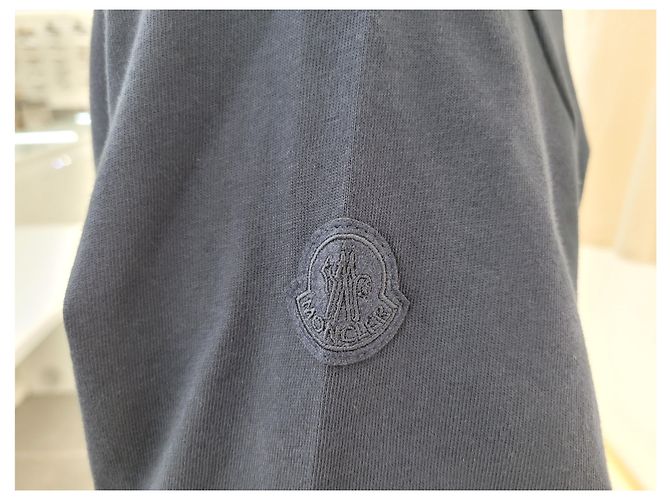 Moncler Logo T-Shirt Night Blue - Ansicht 14