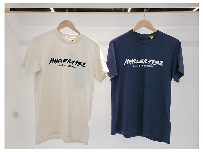 Moncler Logo T-Shirt Night Blue - Ansicht 16