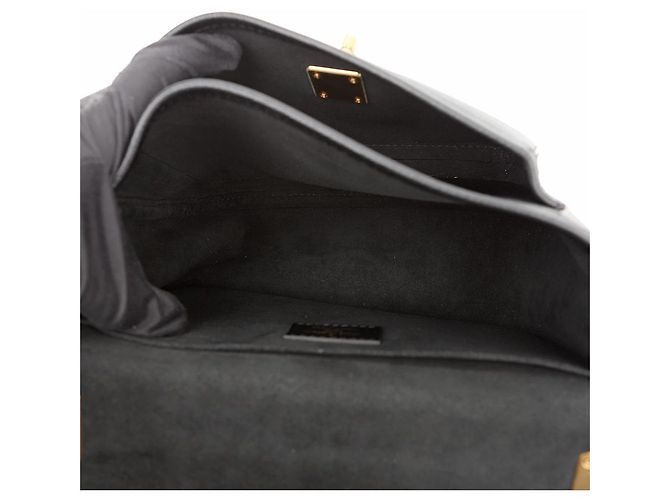 Louis Vuitton Borsa a tracolla Chain PM in pelle grana Noir - vista 10