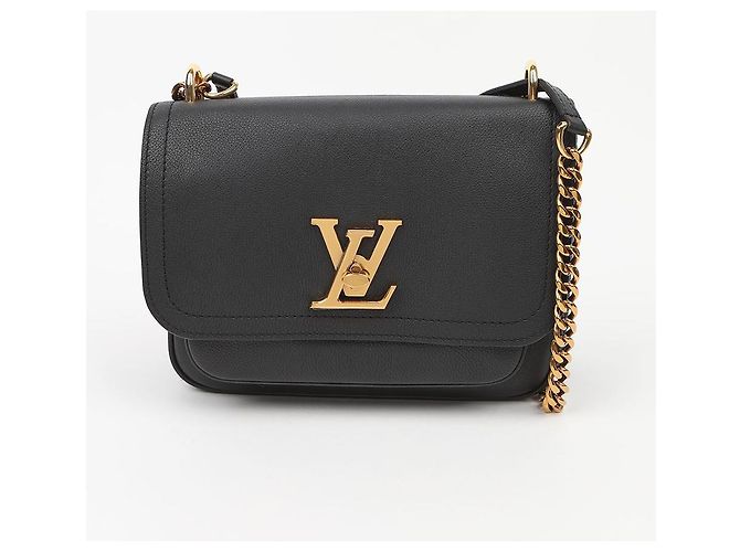 Louis Vuitton Borsa a tracolla Chain PM in pelle grana Noir - vista 2