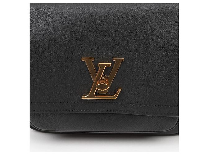 Louis Vuitton Borsa a tracolla Chain PM in pelle grana Noir - vista 3