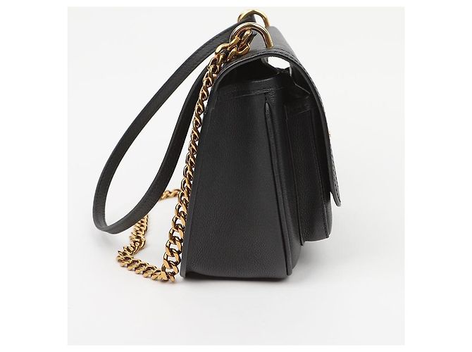 Louis Vuitton Borsa a tracolla Chain PM in pelle grana Noir - vista 6