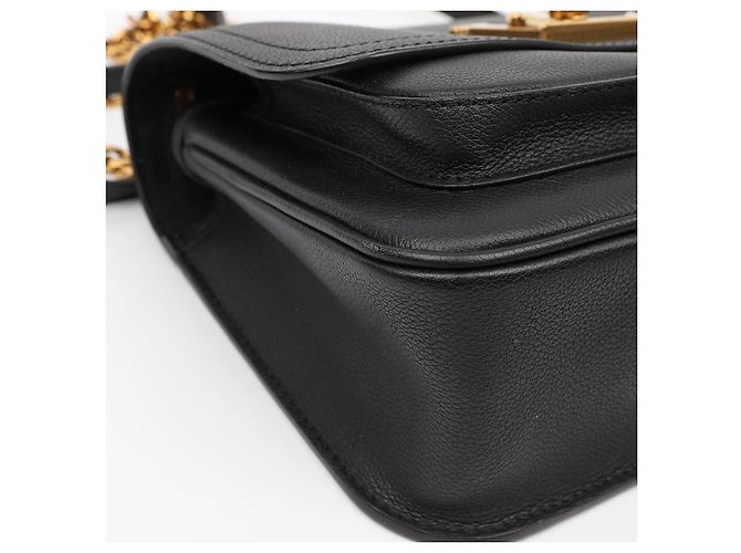 Louis Vuitton Borsa a tracolla Chain PM in pelle grana Noir - vista 8