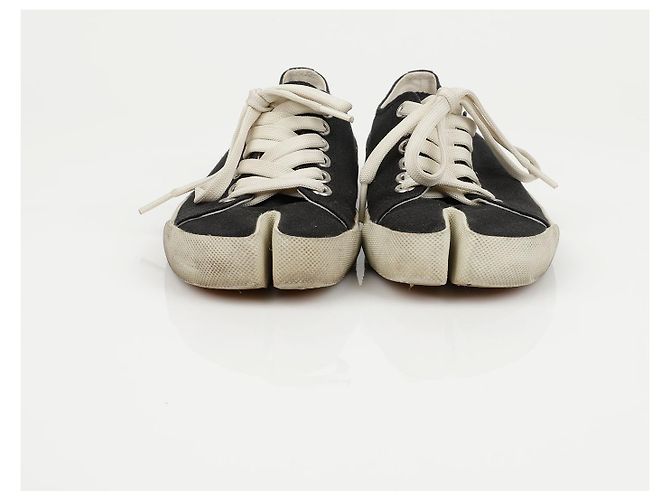 Maison Martin Margiela Tabi Canvas Sneaker Schwarz - Ansicht 5