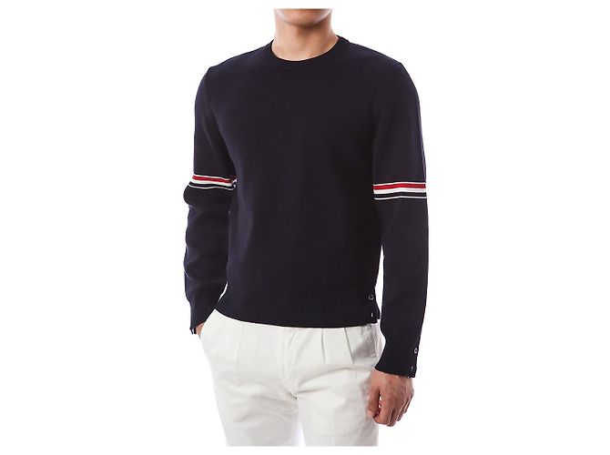 Thom Browne Maglia Milano a tripla riga - vista 3