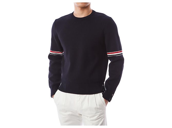 Thom Browne Maglia Milano a tripla riga - vista 5