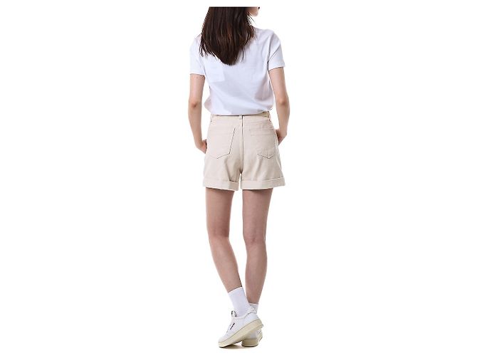 Moncler T-Shirt für Damen mit rosa Gummi-Logo-Patch - Ansicht 17