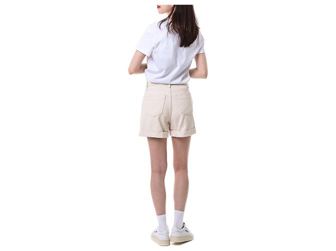 Moncler T-Shirt für Damen mit rosa Gummi-Logo-Patch - Ansicht 20