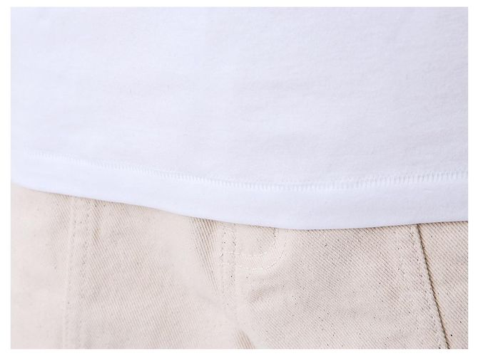 Moncler T-Shirt für Damen mit rosa Gummi-Logo-Patch - Ansicht 26