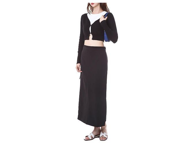 Jacquemus Kurze Mohair-Wolljacke mit zwei Knöpfen - Ansicht 22